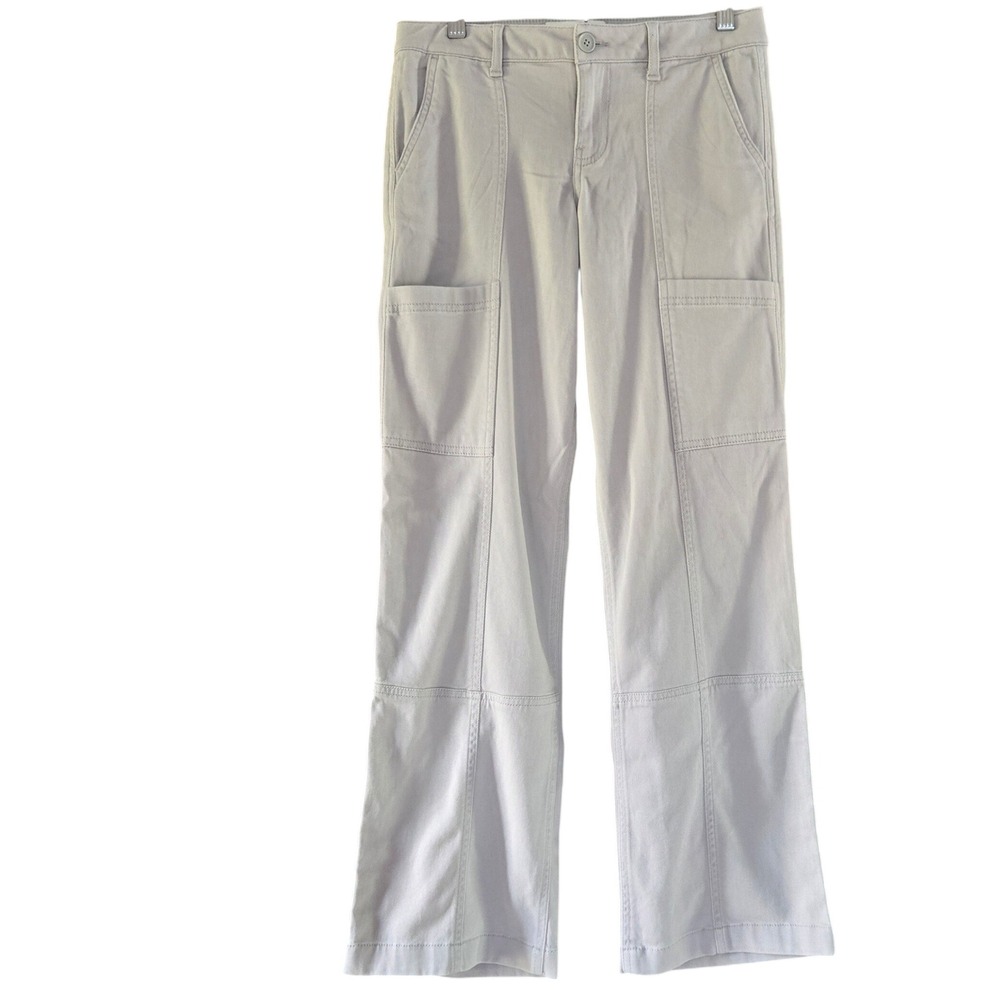 Abercrombie Kids Low Rise Baggy Cargo Pants Gray NWOT Size 13/14 Regular